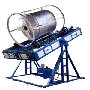 Open Flame Rotomolding Machine